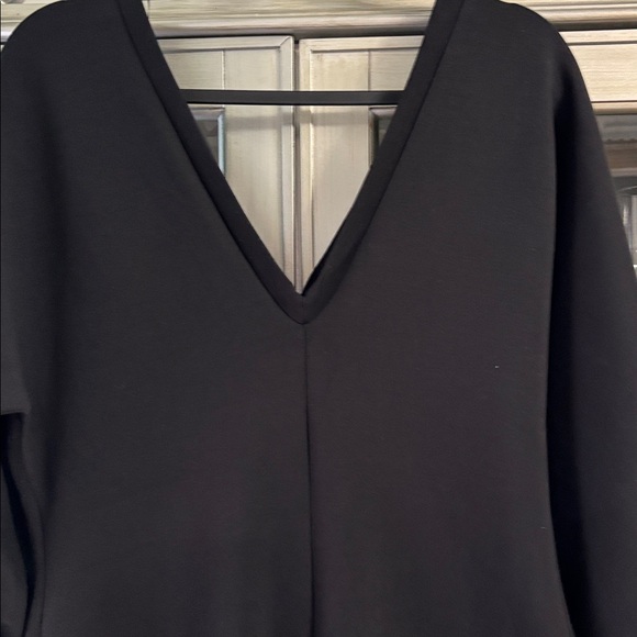 COMFY COZY SWEATSHIRT JUMPSUIT IN BLACK - L - Picture 6 of 9